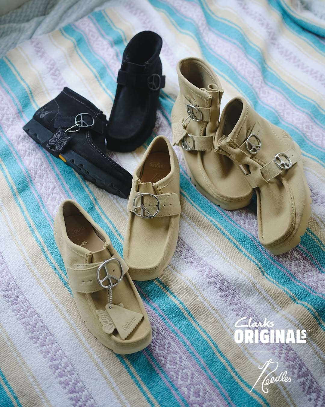 NEEDLES x Clarks Originals WALLABEEが2025年 4/5 発売 (ニードルズ