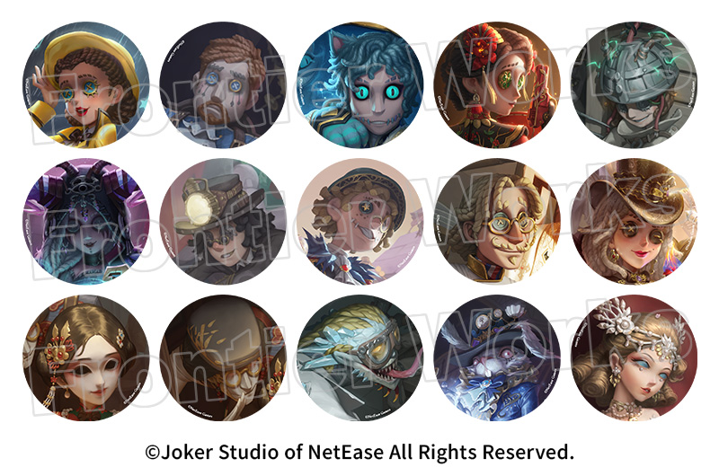 Identity V ＜RE:シリーズ＞ トレーディング缶バッジ（イラスト