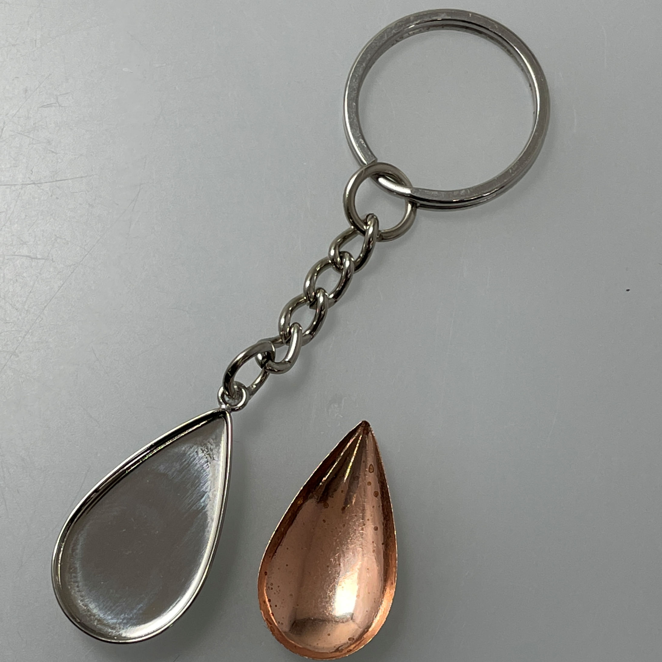 七宝材料・素材 キーホルダー しずく