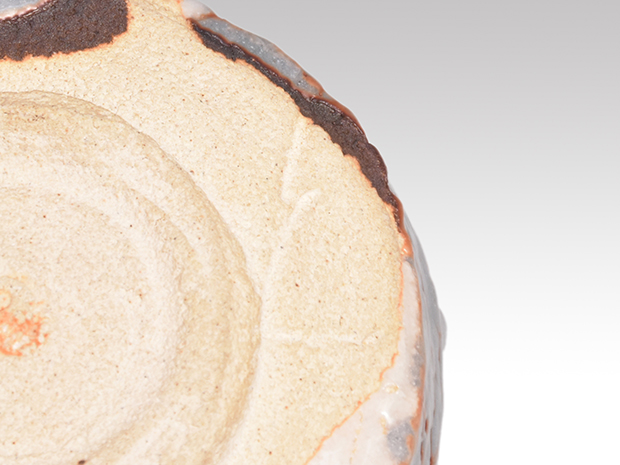 鼠志野茶碗 若尾利貞（作） 共箱 | 古美術ささき