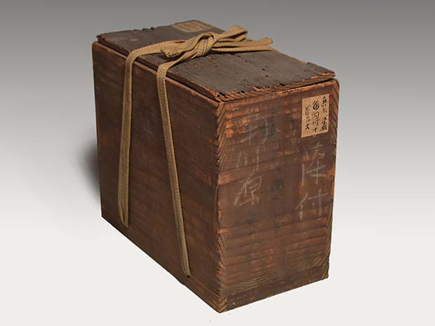 古伊万里染付鷺文四方向付 7客 江戸時代後期頃 | 古美術ささき