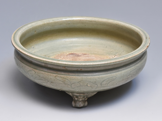 中国明末 七官青磁 大香炉 水盤 平水指にも | 古美術ささき