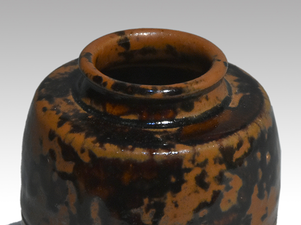 瀬戸茶入 銘「閑松」 鵬雲斎箱書 牙蓋 挽家 仕覆2 | 古美術ささき