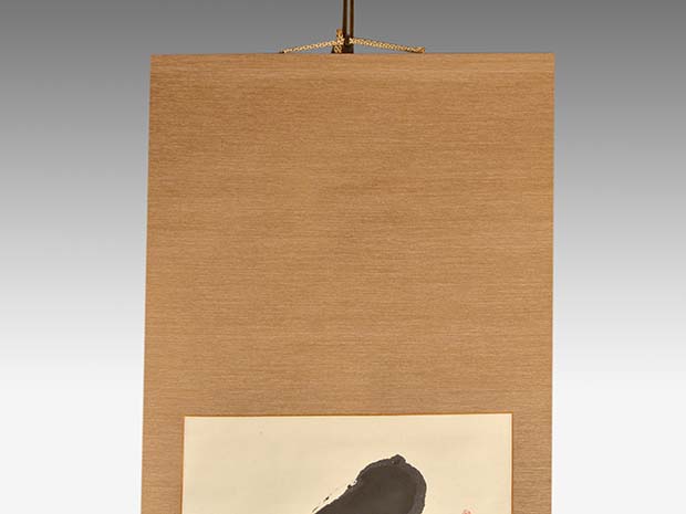 003 【入手困難】清水公照 石板彫刻 『心』直筆揮毫 黒御影石 003