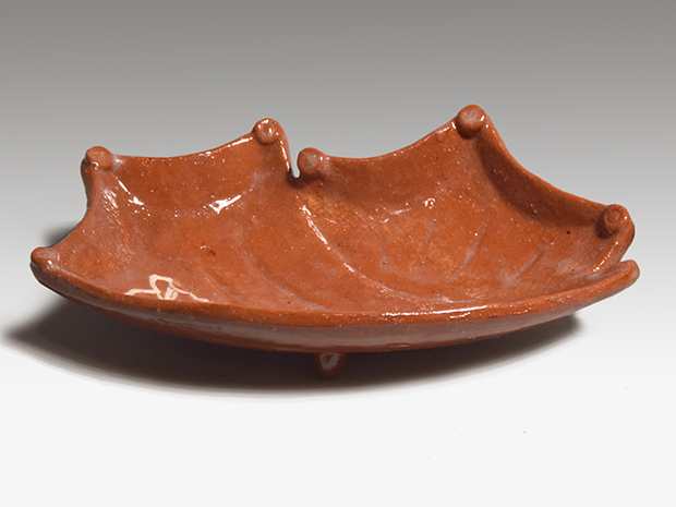 三代 中村道年（造）赤楽 宝尽向付5枚 共箱 八事窯 | 古美術ささき