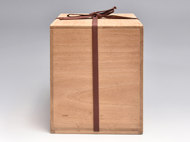 浜田庄司(作) 塩釉絵刷毛目花瓶 共箱 | 古美術ささき