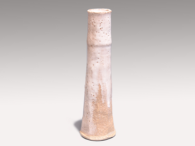 萩焼花入 十代 三輪休雪(作) 共箱 | 古美術ささき