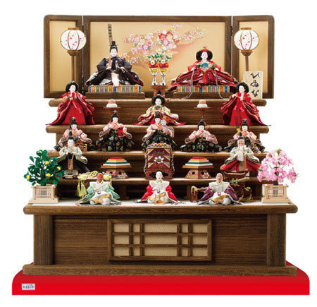 五段飾り 京十番親王芥子十三人揃No5011 | 雛人形、おひなさまの