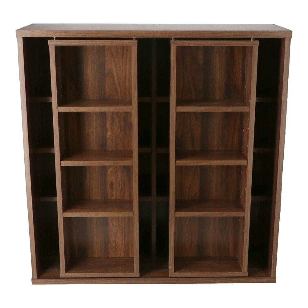 LIFELEX スライド書棚90 30－90 DBR(ダークブラウン): 家具