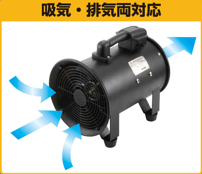 RETZLINK ポータブル排送風機 口径200mm PL