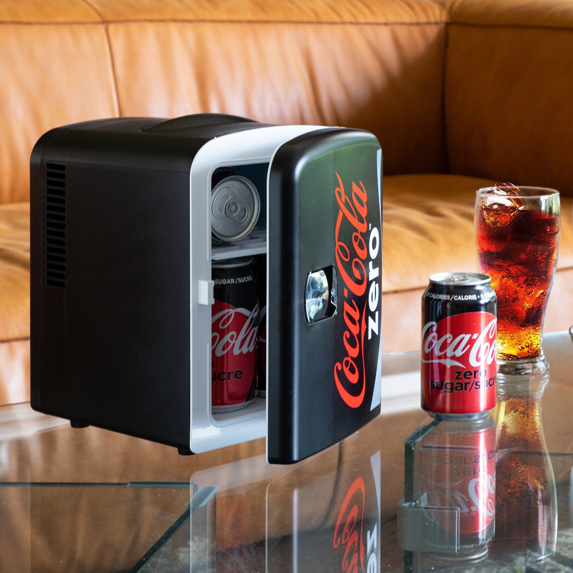 Coca Cola Coke Zero 4L Fridge | 6 Can | Black