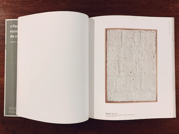 ピエロ・マンゾーニ作品集 Piero Manzoni: achrome ｜ 2016年・HAZAN