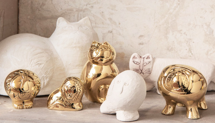 スクルツナ【Lisa Larson×SKULTUNA 】sittingLionリサ・ラーソン No