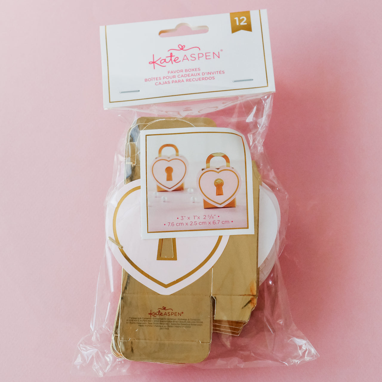 Love Lock Favor Box (Set of 12) | Kate Aspen