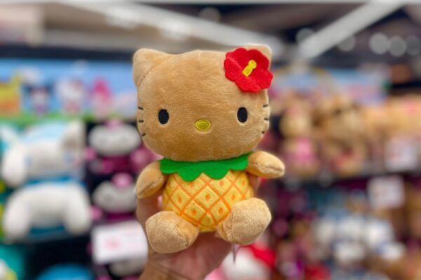 ご当地キティ 根付けストラップ ハワイ限定 日焼けキティ ウクレレ