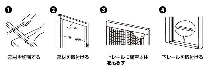 スリム型ロータリー網戸 | 川口技研
