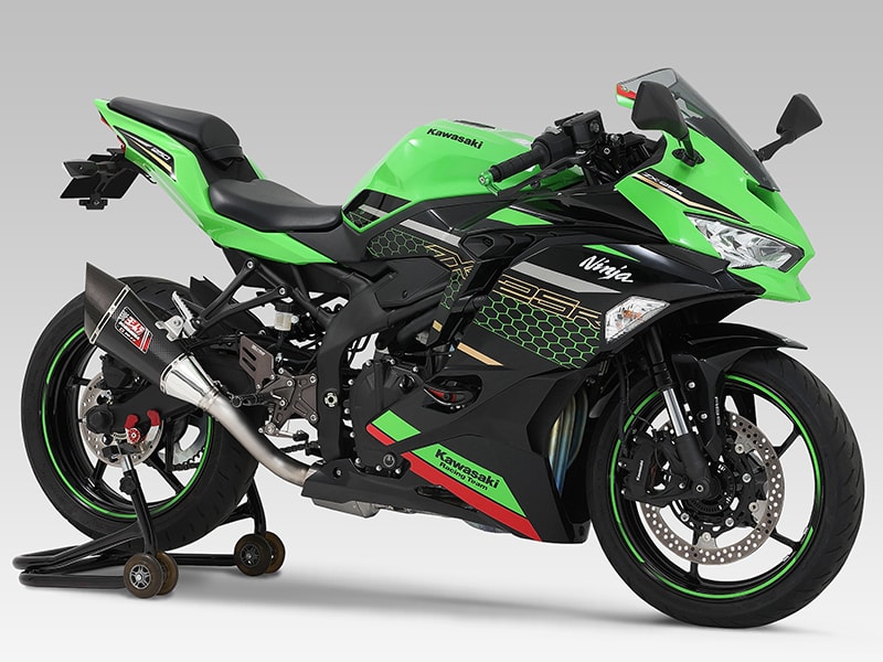 万が一の転倒時に備えて！ヨシムラからNinja ZX-25R用レーシング