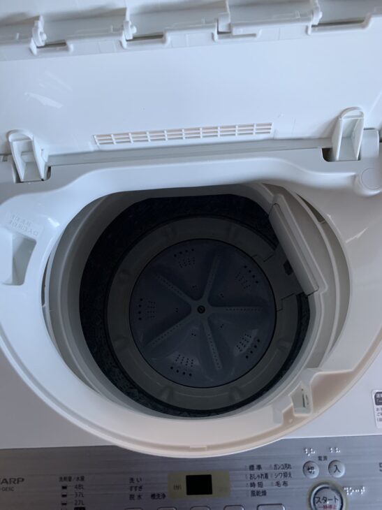 2018年製の洗濯機（シャープ ES-GE5C-W）を無料引取！福島県須賀川市館