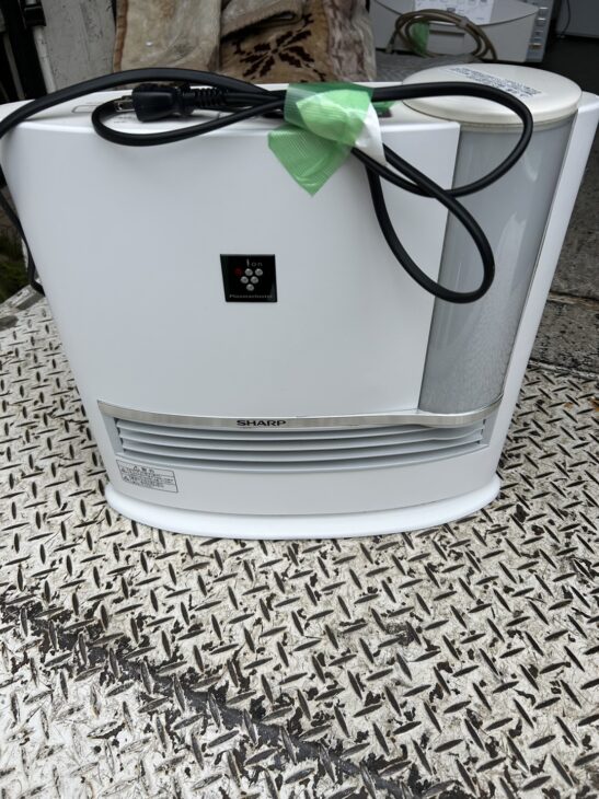 シャープ【買取】加湿セラミックファンヒーター HX-J120-W 浜松市浜名
