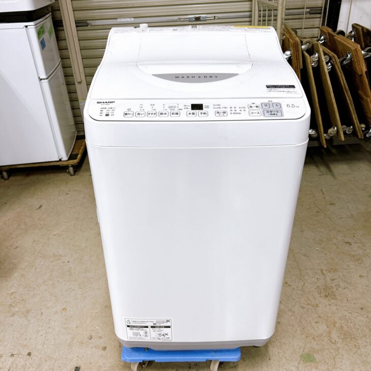 SHARP 洗濯乾燥機 EST6HBK 2025年8月購入・半年のみ使用 SHARP 洗濯