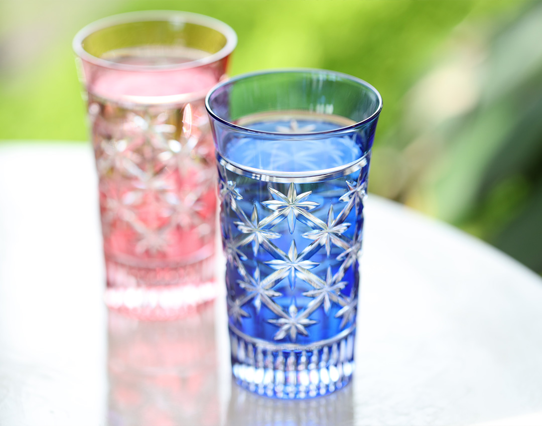 カガミクリスタル サンクラール 5客 江戸切子（切子、江戸切子、薩摩