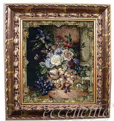 イタリア製ゴブラン織額絵