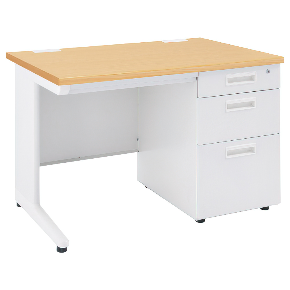 事務用ナチュラル片袖机 幅1100 奥行700 高さ700 KDN-117S 通販