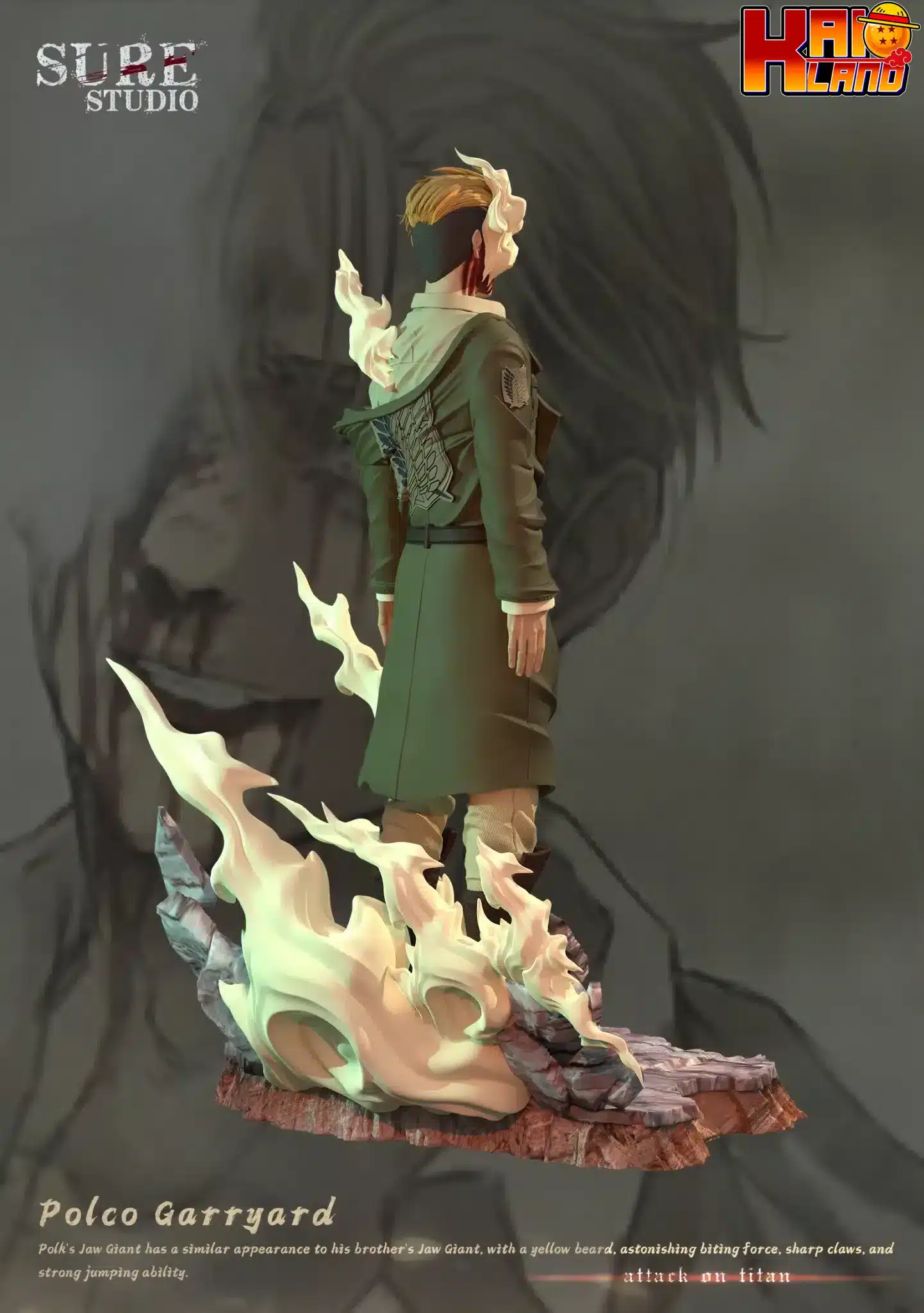 進撃の巨人 Sure Studio ポルコ ガリアード 樹脂製スタチュー - Kaioland