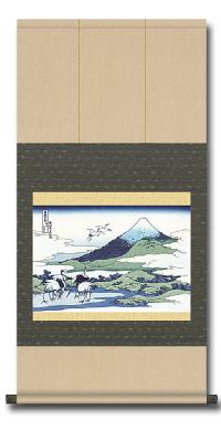 相州梅沢庄」 葛飾北斎 （尺3あんどん）複製画 【富嶽三十六景