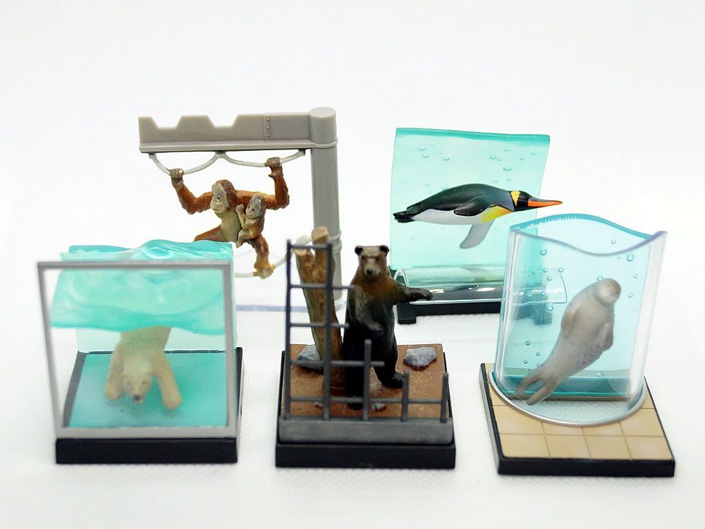 海洋堂 旭山動物園 ガチャガチャ フィギュア 旭山動物園公式グッズ