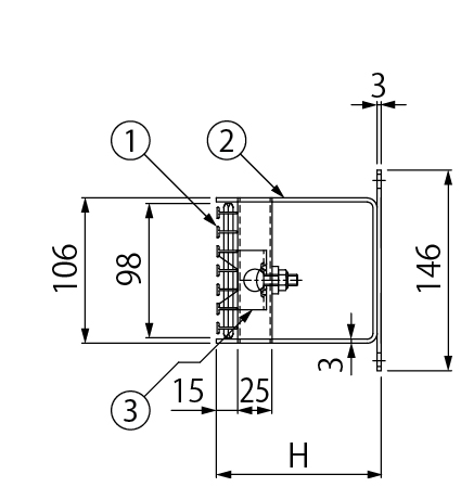 蓋：VSQH 枠：SCTS | 鋼製溝付スリットみぞ蓋 | カネソウ株式会社 建設