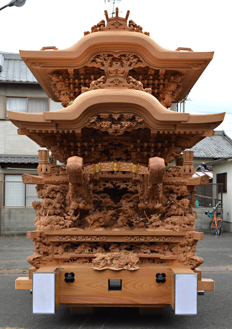 岸和田市 上松町－だんじり（地車）、彫り物の紹介