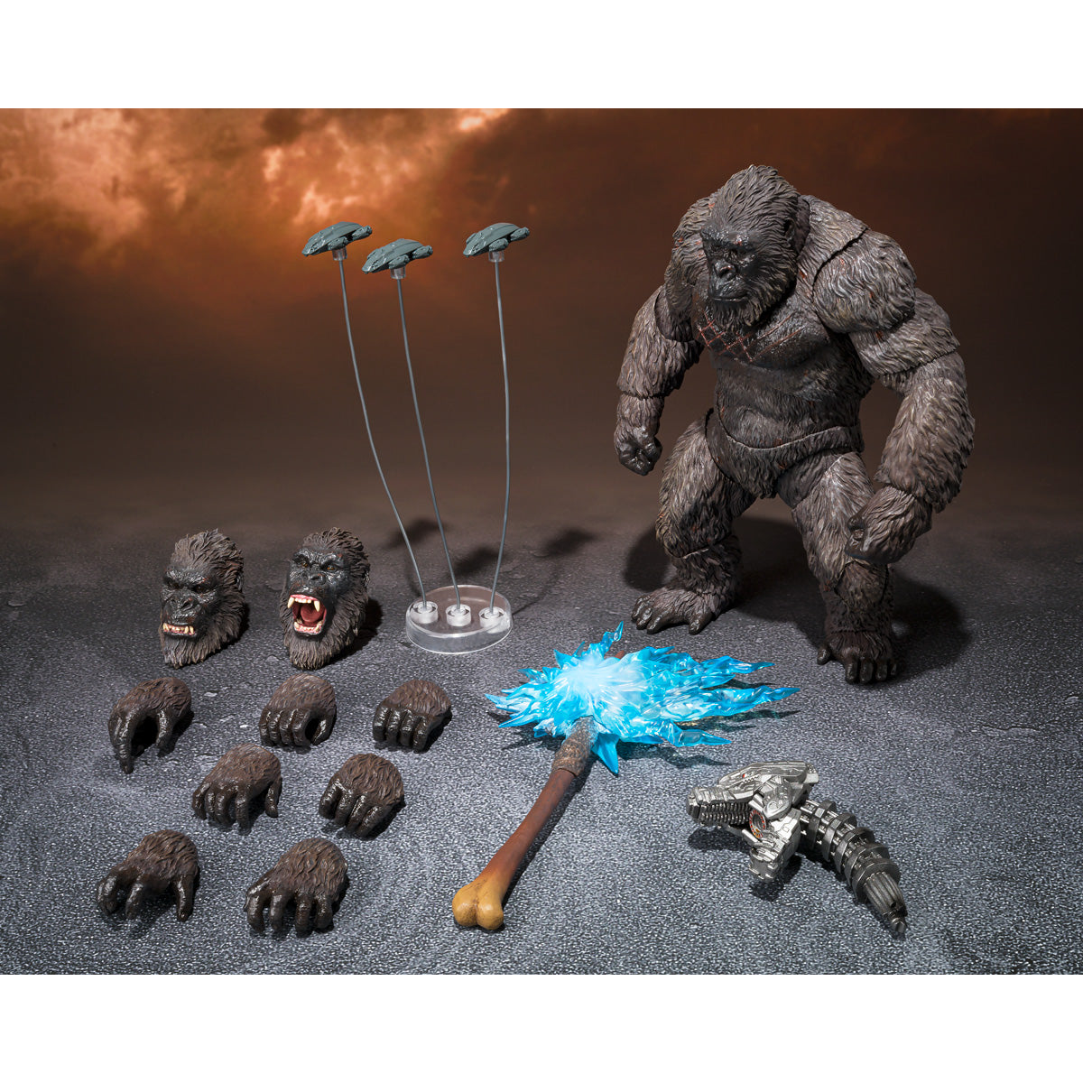 Bandai Tamashii Nations S.H.MonsterArts Kong from Godzilla Vs