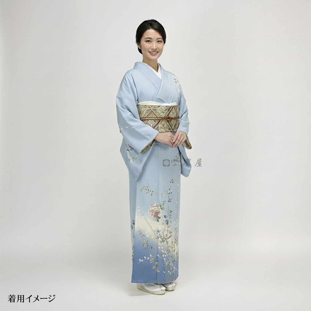 加賀友禅 訪問着 茶谷孝志「花彩」 – 加賀友禅・花嫁のれん :: きもの