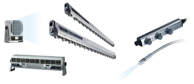 キーエンスの除電器（イオナイザ） | 静電気ドクター | キーエンス