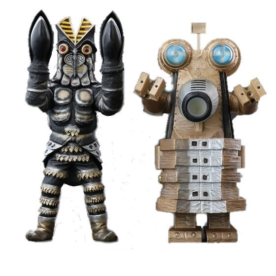 大怪獣シリーズ バルタン星人Jr. ＆ ビルガモ セット 少年リック