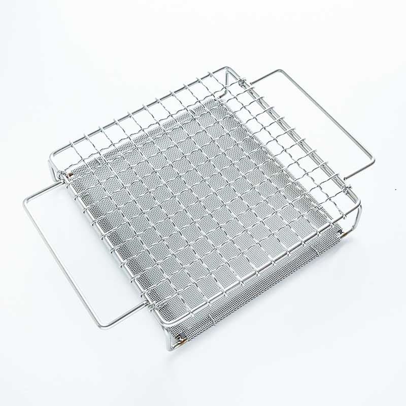 限定】辻和金網 手付焼網（両手ミニ）｜キッチンパラダイス