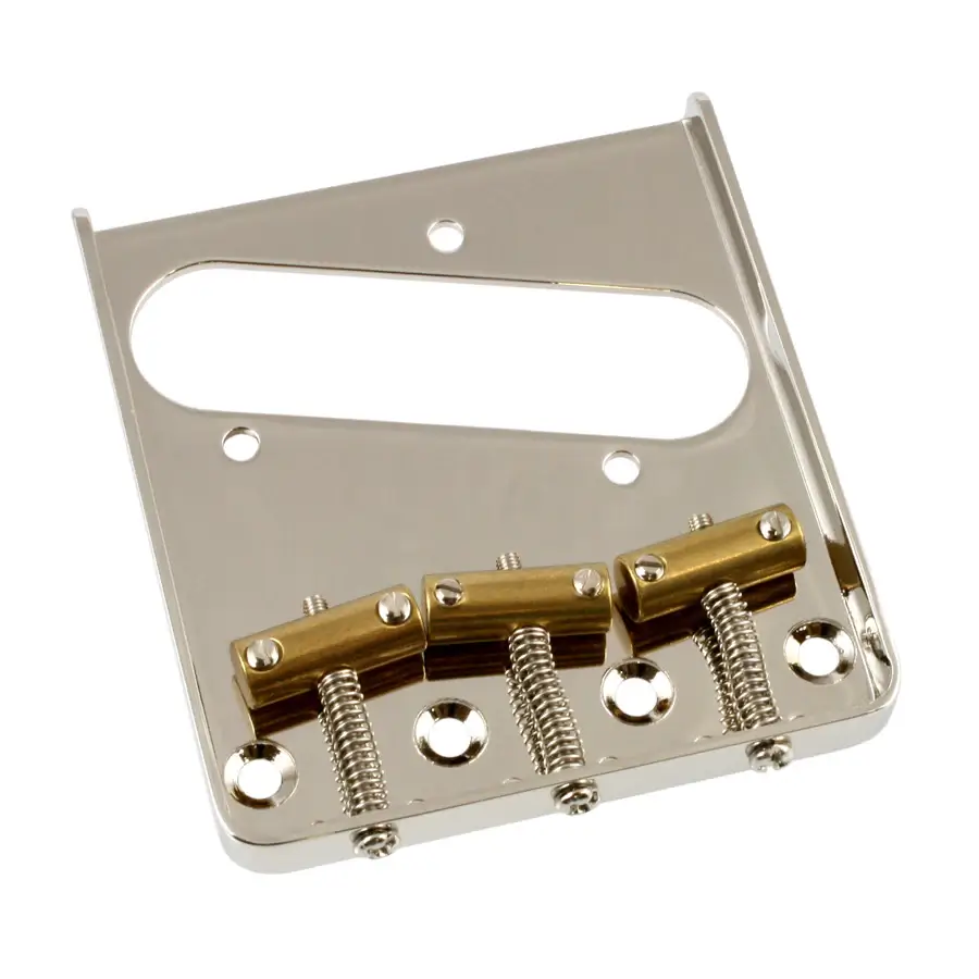 Vintage-style Compensated Saddle Bridge for Telecaster (Nickel
