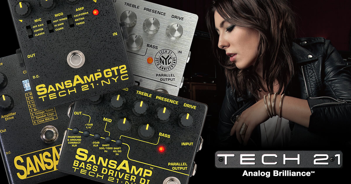 世界的定番機器「TECH21 SANSAMP」 | キクタニミュージック