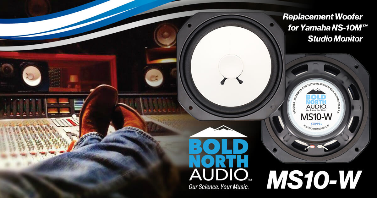 名機 Yamaha NS-10M のダイレクト・リプレイスメント・ドライバー