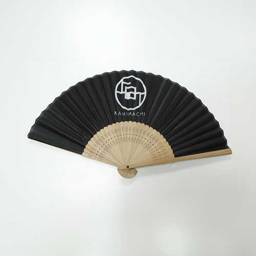 オリジナル扇子（片貼り紙）(KILA-10055)｜オリジナル名入れノベルティ