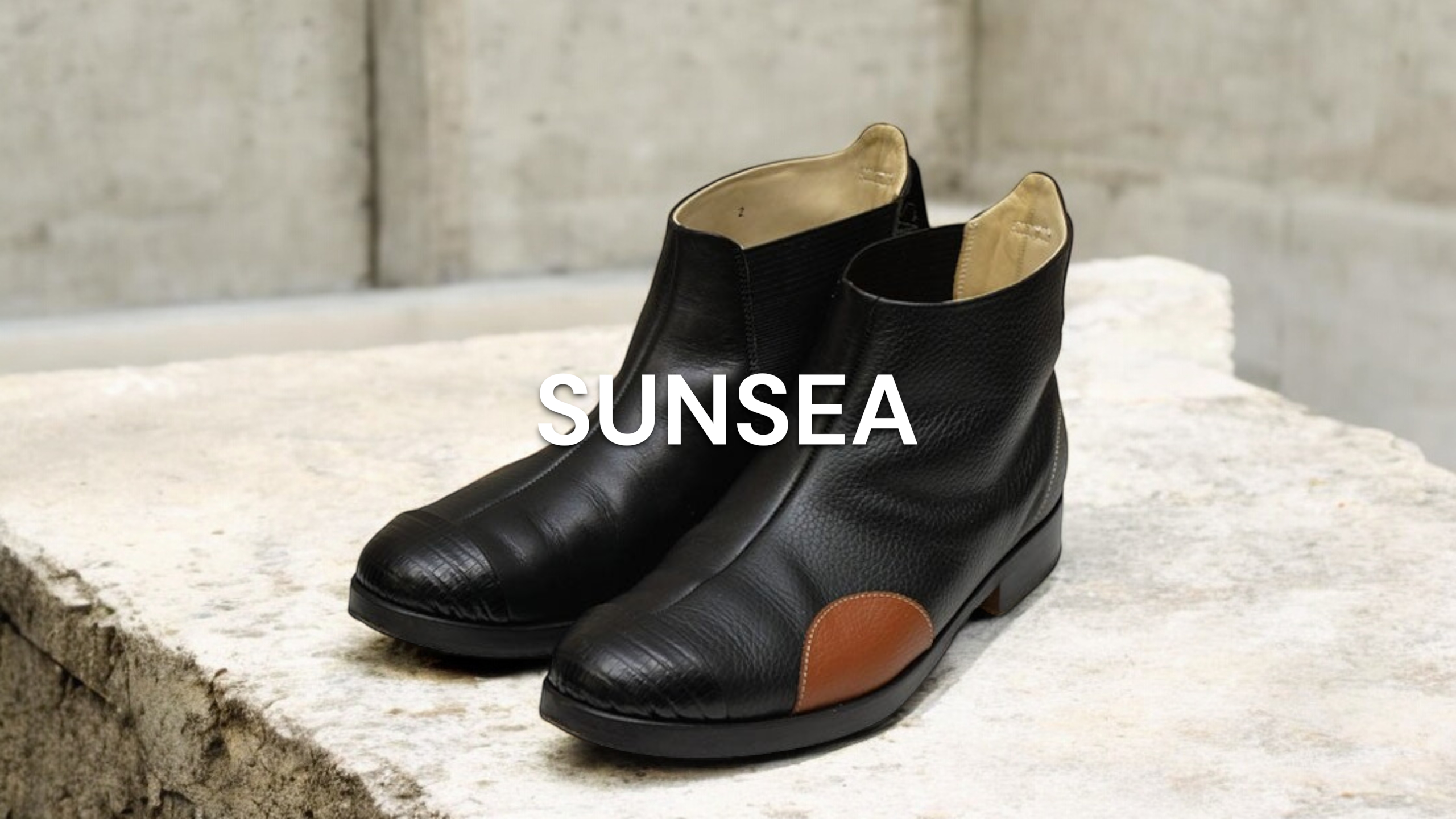 新入荷】SUNSEA 2022AW One Side Gore Boots サイドゴアブーツ 22A88