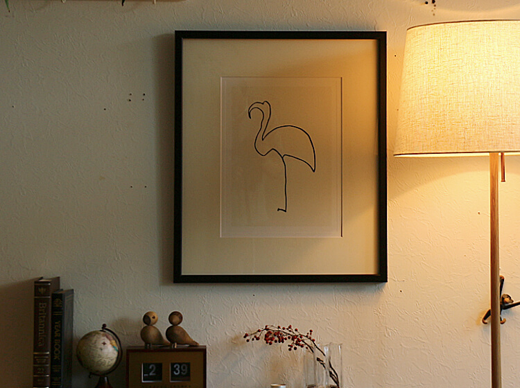 アートポスター Pablo Picasso flamand rose（パブロ ピカソ