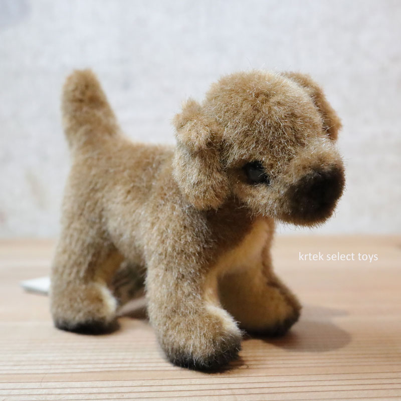 ケーセン・マスコット 犬（茶）：手のひらに収まる小さなぬいぐるみ