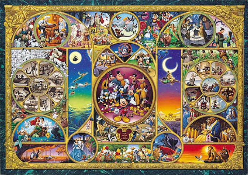 引上品】◇希少品◇1000ピースジグソーパズル ディズニーキャラクター