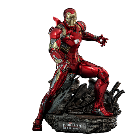 ホットトイズ アイアンマン・マーク3（レッド＆シルバー・クロムカラー