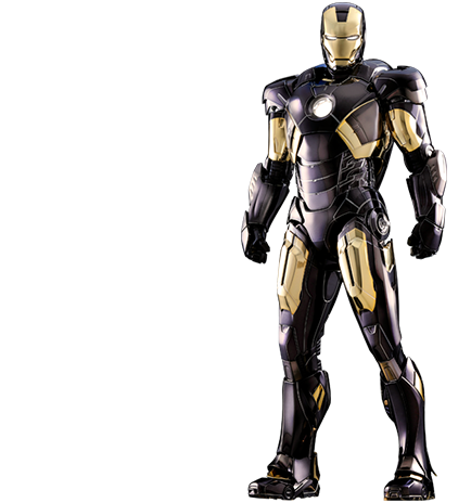 ホットトイズ DIECAST アイアンマン・マーク7（ブラック＆ゴールド版