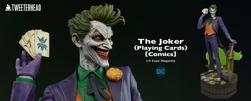 DC』【1/4スケール・マケット】ジョーカー（トランプ）［コミック