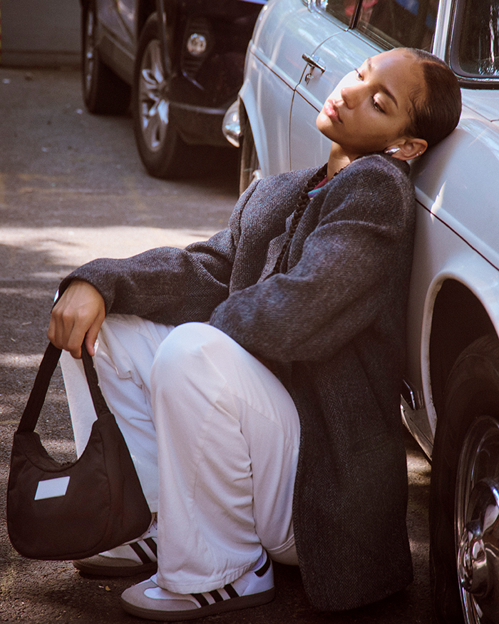 The first white label. Manhattan Portage's 