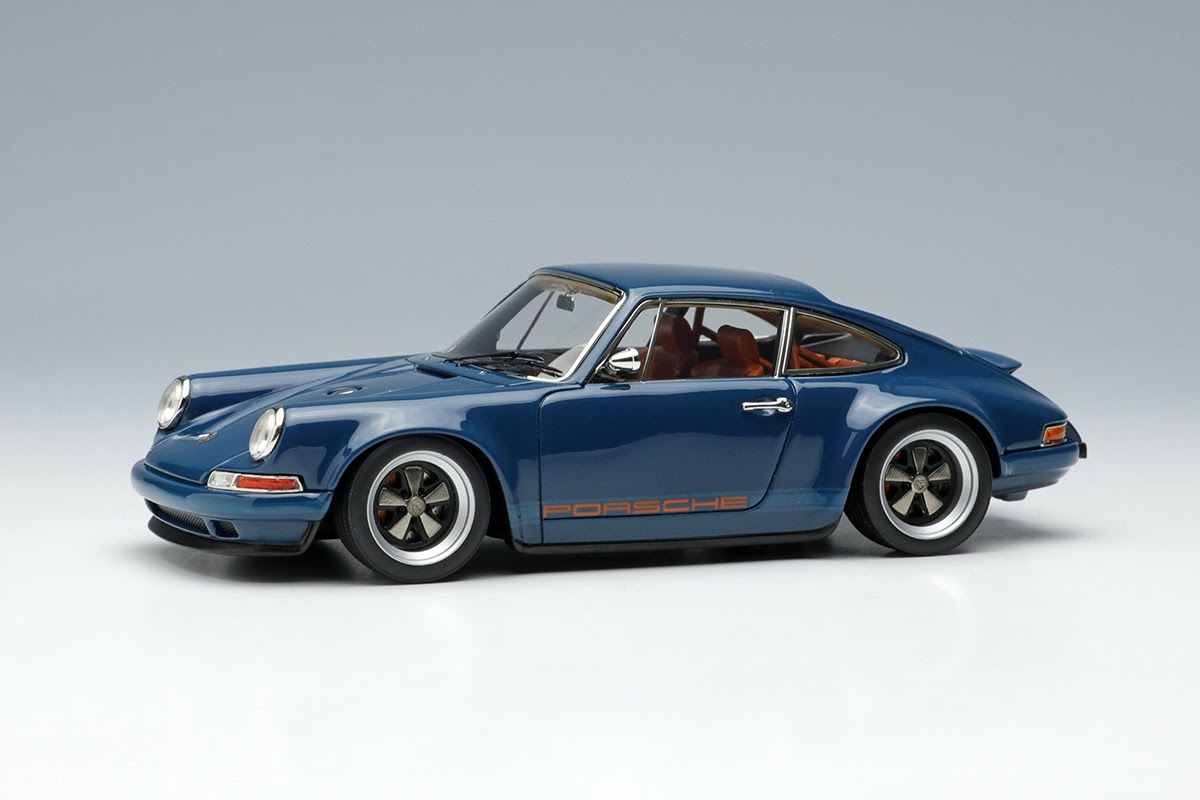 VISION 1/43 Singer 911 (964) Coupe Resistance Blue Limited 100 pcs